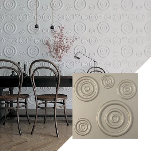 Miniatura 17 de Ekena Millwork 19 5/8 pulgadas de ancho x 19 5/8 pulgadas de alto Reece EnduraWall Panel de pared decorativo 3D, cobre envejecido