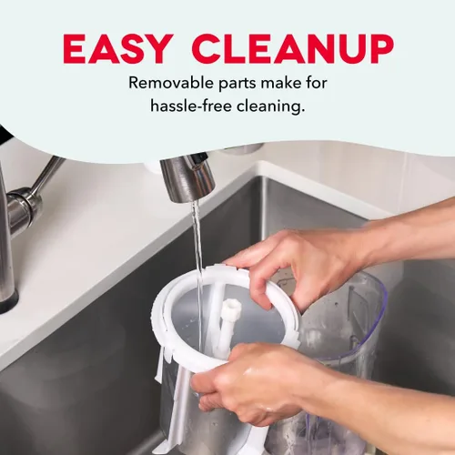 Miniatura 6 de Dash Máquina de granizado y máquina de bebidas congeladas – Haz granizados, margaritas congeladas, frasados y más – Dispositivo fácil de limpiar
