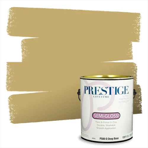 Miniatura 197 de PRESTIGE Paints Exterior Paint and Primer In One, 1-Gallon, Satin, Comparable Match of Benjamin Moore* Royal Linen* 931BM-PCM