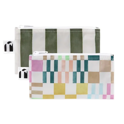 Miniatura 33 de Bumkins Bolsas de aperitivos reutilizables, para el almuerzo escolar de niños y para adultos, tela lavable, bolsa de tela impermeable