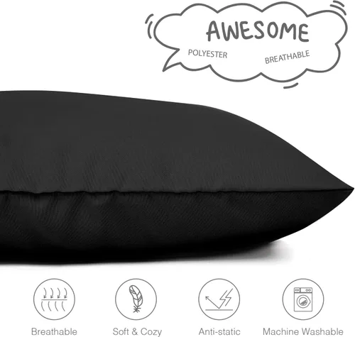 Miniatura 7 de EXQ Home - Fundas de almohada para niños pequeños 13x18, juego de 2 fundas de almohada de viaje, funda de almohada pequeña para almohada de bebé