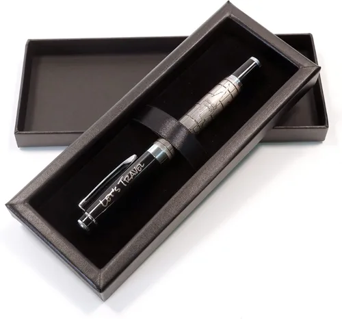 Miniatura 2 de Bolígrafo de metal personalizado con diseño de mapa del mundo premium + caja de regalo Diseña un regalo verdaderamente único Grabado con láser