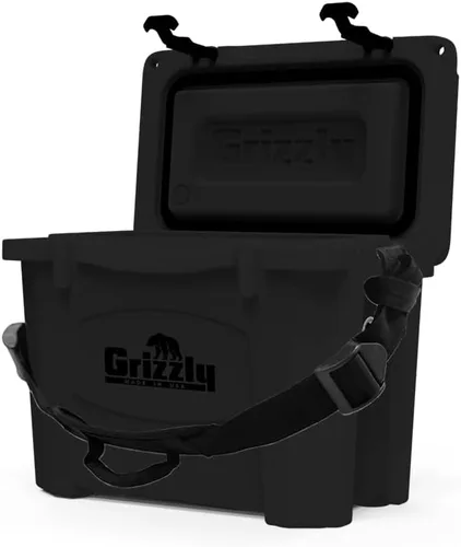 Miniatura 3 de Grizzly - Enfriador de 15 cuartos de galón Baúl de hielo duradero con aislamiento rotomoldeado Fabricado en Estados Unidos Garantía de por