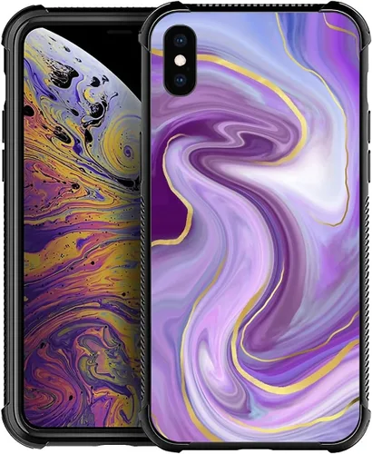 Miniatura 90 de Funda compatible con iPhone Xs, diseño de plexiglás X para niños y hombres, diseño de lobo malo, a prueba de golpes, antiarañazos, para iPhone X/Xs