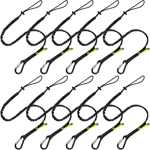 Miniatura 9 de BearTOOLS 0921S - Cordón para herramientas con conector único y extremo de bucle ajustable, longitud estándar, límite de peso máximo de 17.6