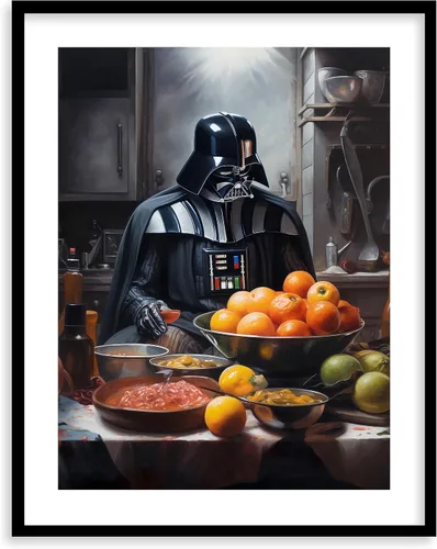 Miniatura 38 de Impresiones de Arte para Cocina de Star Wars - Impresión Giclée de Arte Fino Premium - Póster de Impresión Estético de Darth Vader Boba Fett Yoda