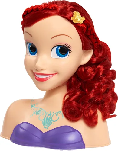 Miniatura 6 de Disney Princess Ariel Styling Head, 14 piezas, juego de simulación