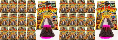Miniatura 8 de 2Chill Pequeño juguete de volcán eruptivo (paquete de 12) Kit de ciencia de volcán para niños, juguete educativo STEM, juego de experimentos