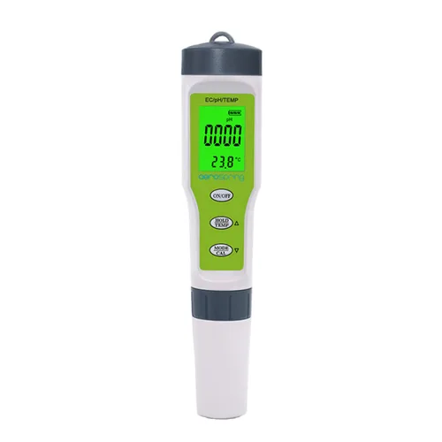 Miniatura 2 de Medidor digital multifunción impermeable 3 en 1, mide la conductividad eléctrica (CE), funciones de pH y temperatura especialmente diseñado