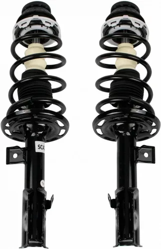 Miniatura 16 de TRQ Conjunto de Amortiguador y Resorte Delantero Cargado con Resorte Helicoidal Pre-ensamblado Compatible con Jeep Cherokee Limited AWD 14-22 Sin
