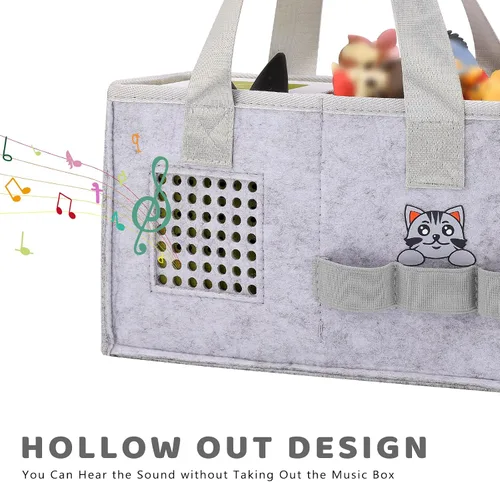 Miniatura 3 de MEILADY-X Estuche para juego de iniciación Toniebox - Bolsa para figuras Tonies Estuche de transporte portátil para juguete musical educativo