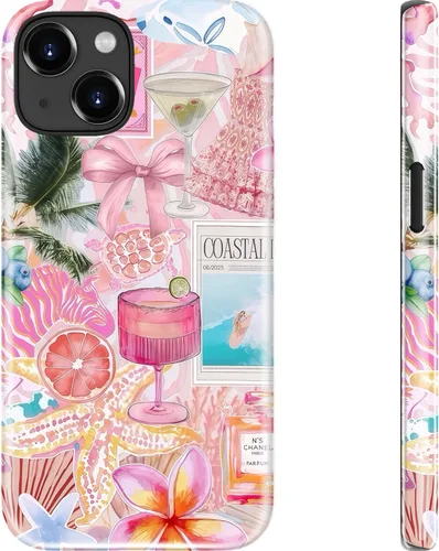 Miniatura 164 de Goodon para iPhone 17 Pro, Funda Estética de Gato Negro y Niña Naranja, Compatible con Magsafe, Funda Protectora Retro Única y Moderna de Silicona