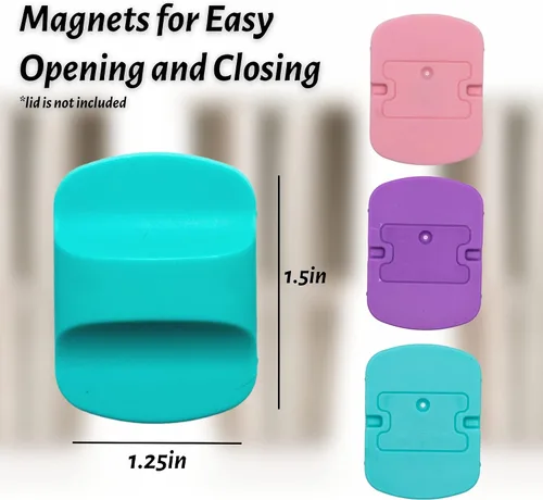 Miniatura 4 de Reemplazo deslizante magnético para vasos Yeti Paquete de 3 deslizadores magnéticos de tapa, compatibles con vasos Yeti de 10, 16, 20, 26 y 30