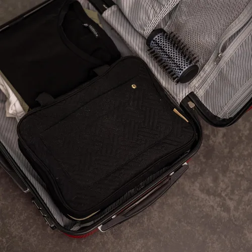 Miniatura 7 de Carrywell - Neceser de viaje con gancho para colgar, organizador de maquillaje, bolsa de cosméticos resistente al agua para contenedores