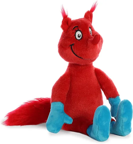 Miniatura 3 de Aurora® Whimsical Dr. Seuss™ Fox in Socks - Peluche con licencia oficial para juegos imaginativos, perfecto para niños y adultos, color rojo, 12