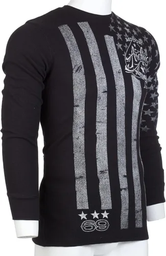 Miniatura 6 de Archaic by Affliction - Camisa térmica para hombre, color negro