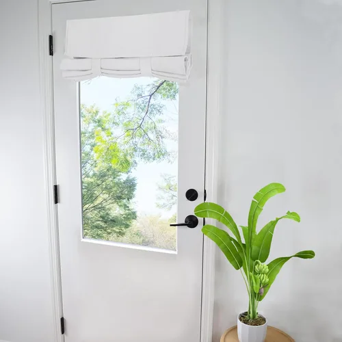 Miniatura 84 de WdFour Cortinas de puerta francesa con tacto sedoso, aislamiento térmico, reducción de ruido, cortinas opacas para puerta de vidrio y oficina