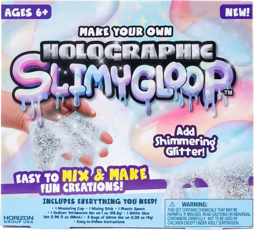 Miniatura 7 de SLIMYGLOOP crea tu propio kit de sirena por Horizon Group USA, mezcla y crea estiramiento, esponjoso, pegajoso, masilla, lentejuelas brillantes