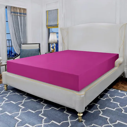 Miniatura 23 de Elegant Comfort Lujosa sábana bajera de 1500 hilos de calidad egipcia resistente a las arrugas, 1 pieza, elástico en todo el contorno, bolsillo