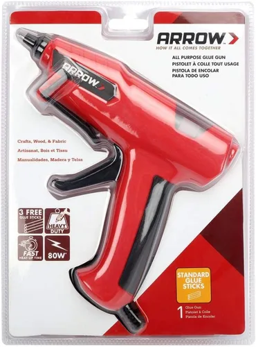 Miniatura 3 de Arrow Fastener GT80 - Pistola de pegamento profesional resistente para manualidades, decoración, tapicería ligera, reparación general del hogar
