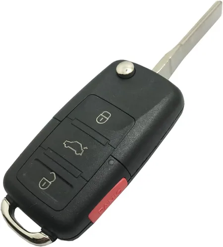 Miniatura 3 de Carcasa de repuesto para VW Volkswagen Jetta Passat Golf Beetle MK5 Rabbit GTI CC EOS Keyless Entry Flip Key Fob Shell 4 Botones