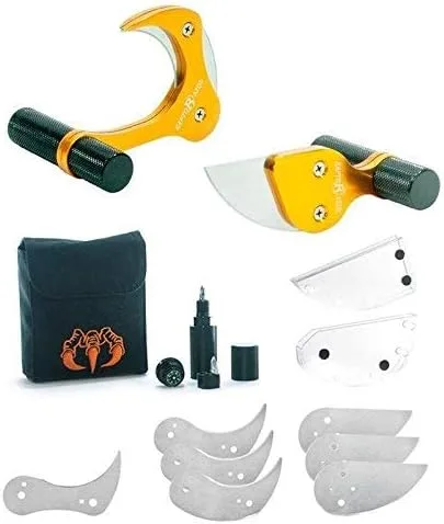 Raptorazor Combo de cuchillo de caza Big Game Skinner y Mano