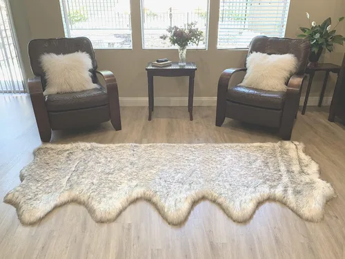 Miniatura 78 de LAMBZY Alfombra de pelo de oveja sintética, hipoalergénica, súper suave, sedosa para sala de estar, habitación de los niños, sofá