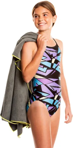 Miniatura 5 de Flow - Toalla de natación de microfibra de secado rápido, toallas de piscina para natación competitiva y otros deportes acuáticos con opciones Gris