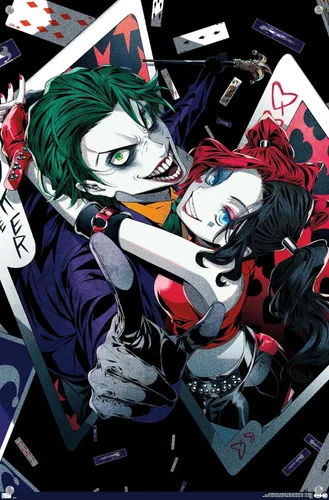 Miniatura 4 de DC Comics - Póster de pared de anime Harley Quinn con alfileres de empuje