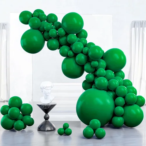 Miniatura 170 de PartyWoo Globos de color azul pizarra, 100 unidades, diferentes tamaños, paquete de 18, 12, 10, 5 pulgadas, azul marino, azul polvoriento, bohemio