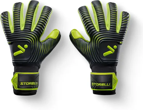 Miniatura 10 de Storelli Silencer Goalkeeper Gloves, with Removable Finger Spines, High-Impact Hand Protection, Soccer Accessories