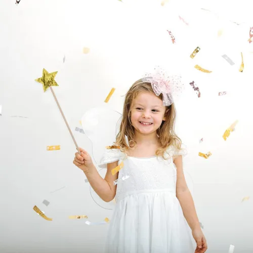 Miniatura 3 de Kisangel Varita mágica con forma de estrella para niñas, juguetes de fiesta de disfraces de 12.99 pulgadas, accesorios ligeros