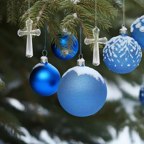 Miniatura 5 de EXCEART Adorno colgante de cruz de cristal para decoración del árbol de Navidad, 4.13 x 2.56 pulgadas, cruz de vidrio transparente