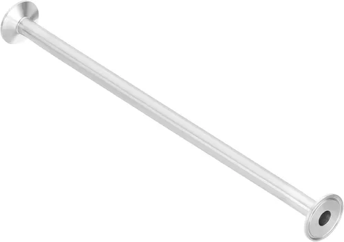 Miniatura 29 de PATIKIL Tubo de tres abrazaderas de diámetro exterior de 1 1/2 pulgadas, tubo sanitario de carrete con brida de virola de 1.988 in