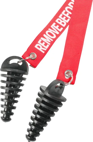 RACOONA 2 unidades de tapón de lavado para el silenciador de escape, accesorio para tubo de escape de moto de tierra, tapón de lavado de 0.6"-1.5"