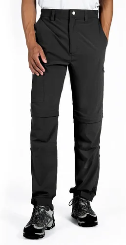 Miniatura 2 de Wespornow Pantalones de senderismo convertibles para hombre, de secado rápido, ligeros, con cremallera, transpirables, para exteriores, pesca, safari