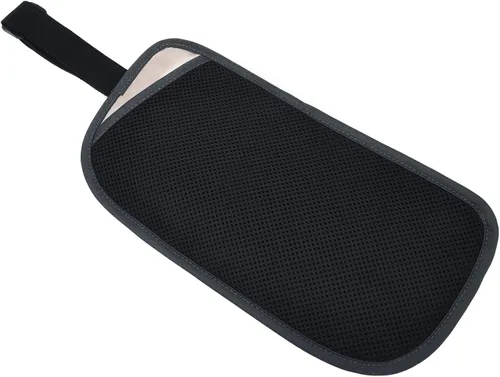 Miniatura 128 de DAITET Cinturón de dinero, soporte para pasaporte, cartera de viaje oculta segura con bloqueo RFID, riñonera encubierta (negro), Negro, Rfid