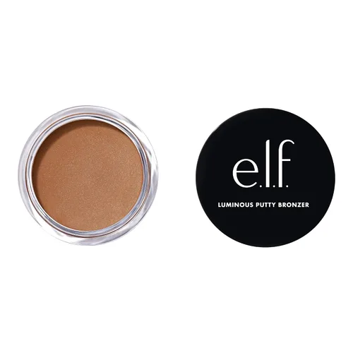 Miniatura 12 de e.l.f. Bronceador de masilla luminoso, bronceador ligero de masilla a polvo para un acabado radiante, brillante, altamente pigmentado, vegano