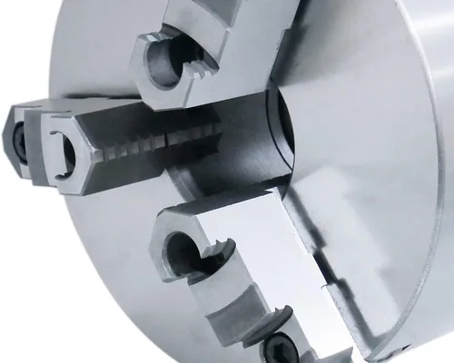 Miniatura 4 de Accusize Industrial Tools 6''/160mm 2-Piece Reversible Jaws 3-Jaw Chuck, D1-4, Direct Mount, 1.575'' Center Hole, 0559-0101