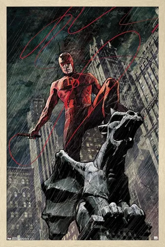 Miniatura 5 de Marvel Comics DaredeVil - Póster de pared de Hell's Kitchen DeVil, 22.4 pulgadas de largo x 14.7 pulgadas de ancho, versión premium sin marco