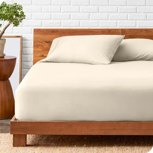 Miniatura 19 de Bare Home Juego de sábana bajera y fundas de almohada, microfibra ultrasuave de 1800 hilos, lujosa, doble cepillado, bolsillos profundos, ajuste 13