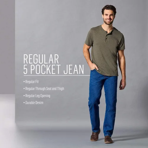 Miniatura 7 de Jeans clásicos de ajuste regular, para hombre