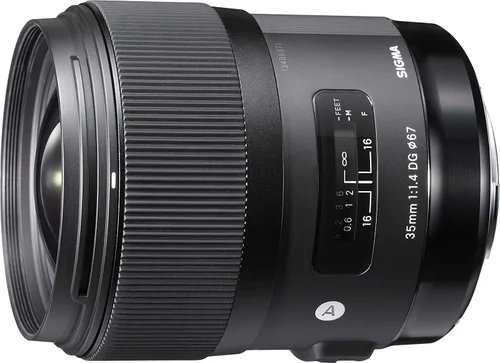 Miniatura 5 de Sigma 1.378 in F1.4 Art DG HSM Lente para Nikon, Negro, 3.7 x 3.03 x 3.03 (340306)