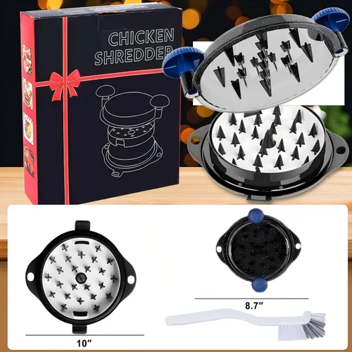 Miniatura 7 de Twist Pro - Trituradora de carne grande para pechuga de pollo, cerdo desmenuzado, carne de res con picos de acero inoxidable mejorados, diseño