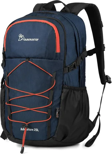 Miniatura 11 de MOUNTAINTOP Mochila de senderismo, mochila de campamento de 25 litros, mochila de senderismo para hombres y mujeres, mochila de viaje ligera