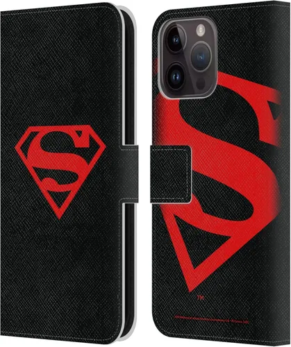Miniatura 49 de Head Case Designs Funda de piel con licencia oficial de Superman DC Comics con logotipos negros y rojos compatible con Apple iPhone 11