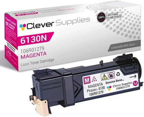 Miniatura 283 de CS compatible Xerox Phaser 6510/WorkCentre 6515 (106r03480) 2 cartuchos de tóner negro para Phaser 6510, WorkCentre 6515 2 negro