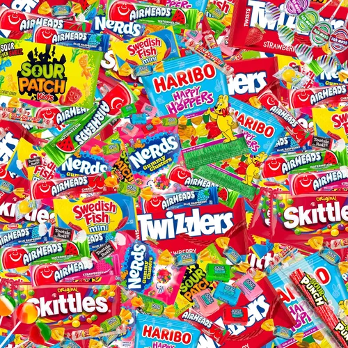 Miniatura 6 de Paquete Variado de Dulces a Granel - Surtido de Dulces de Pascua a Granel de 4 lb - Rellenos para Canasta de Pascua, Paquete Variado de Dulces