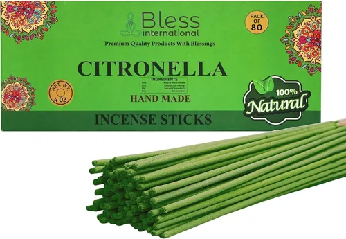 Miniatura 19 de Bless International varillas de incienso 100 % natural hechas a mano, sumergidas a mano, el mejor aroma Incienso y mirra
