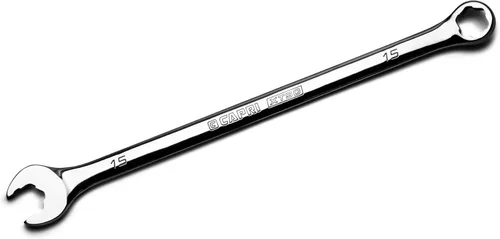 Capri Tools Llave combinada WaveDrive Pro de 15 mm para pernos regulares y redondeados